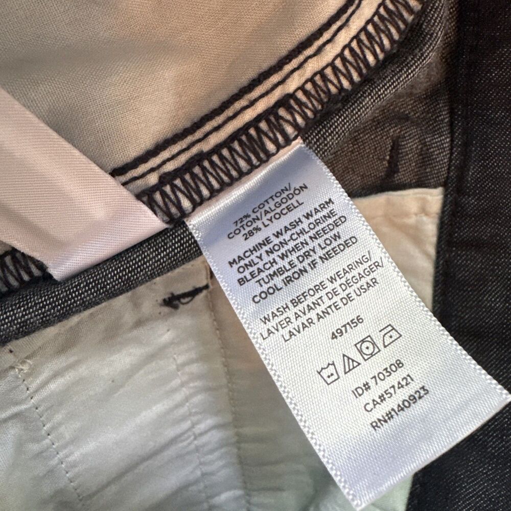 Made And Loved Loft Dark Wash Shorts NEW - Measures 33” Waist ( Tag Shows 6/28 ) - Picture 10 of 11